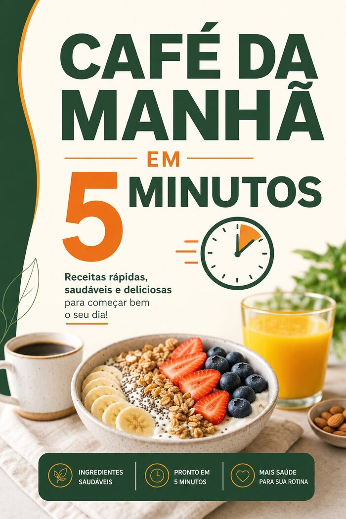 Capa do bônus Café da Manhã em 5 Minutos