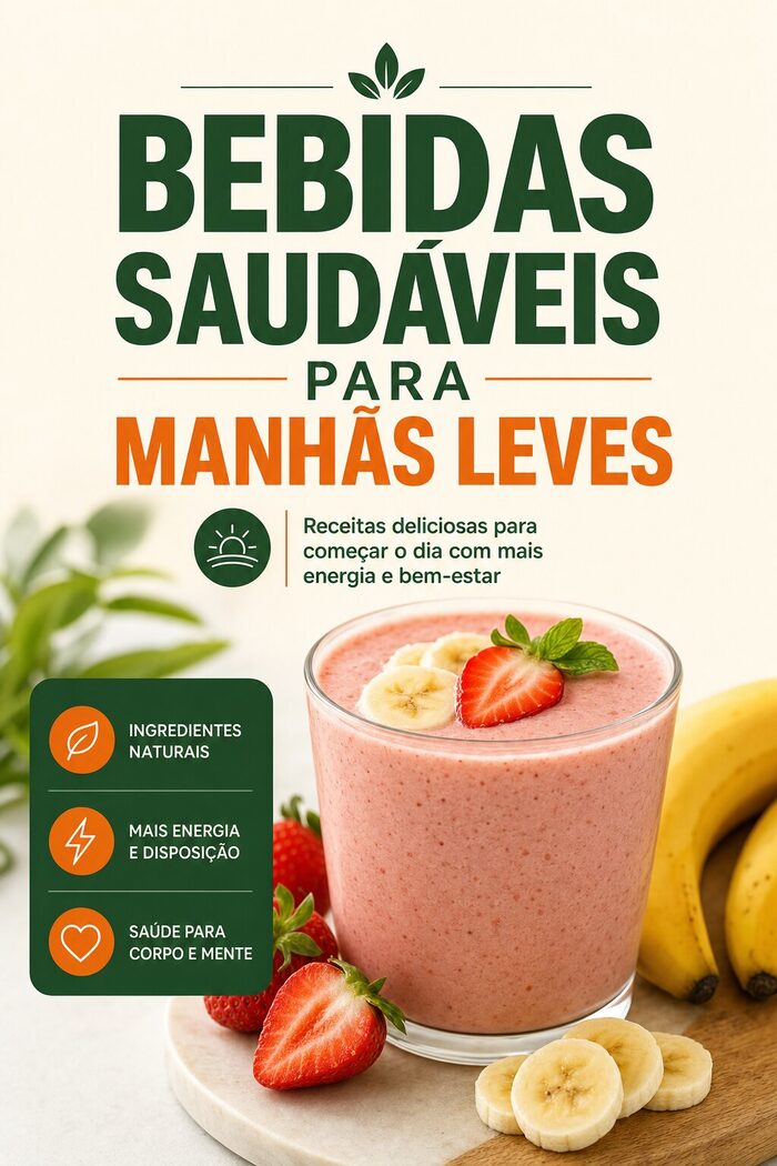 Capa do bônus Bebidas Saudáveis para Manhãs Leves